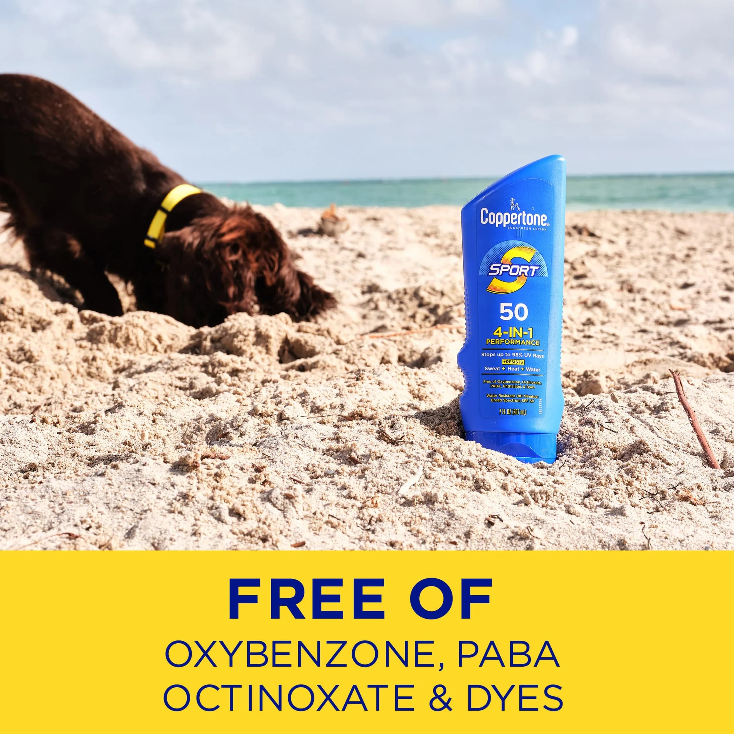 Coppertone Sport SPF 50 Sunscreen Lotion 198ml (7 Fl Oz) | Water Resistant 80 Min - view 8