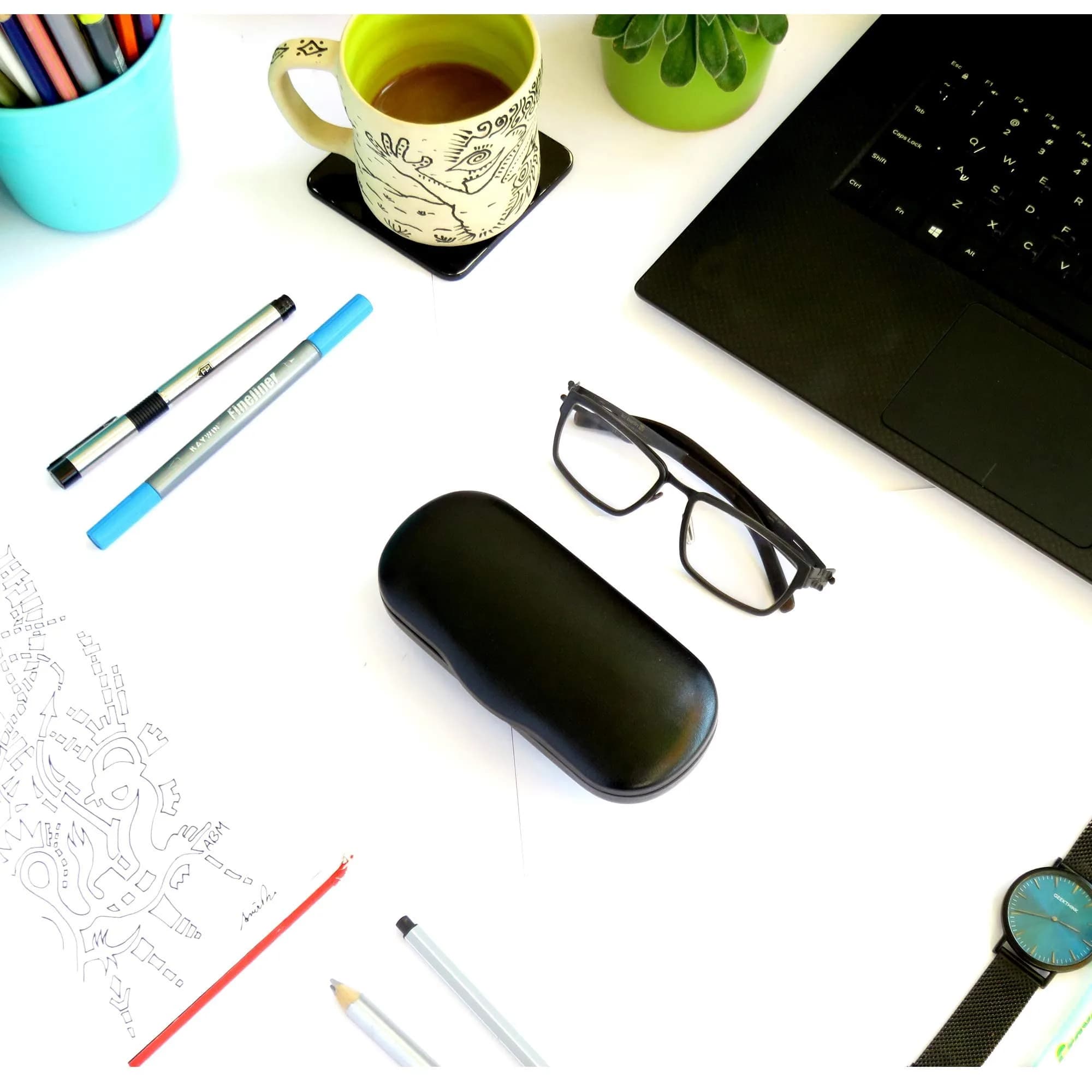 MyEyeglassCase Glasses Case Hard Shell for Small - Medium Frames | Stylish & Protective thumbnail 7