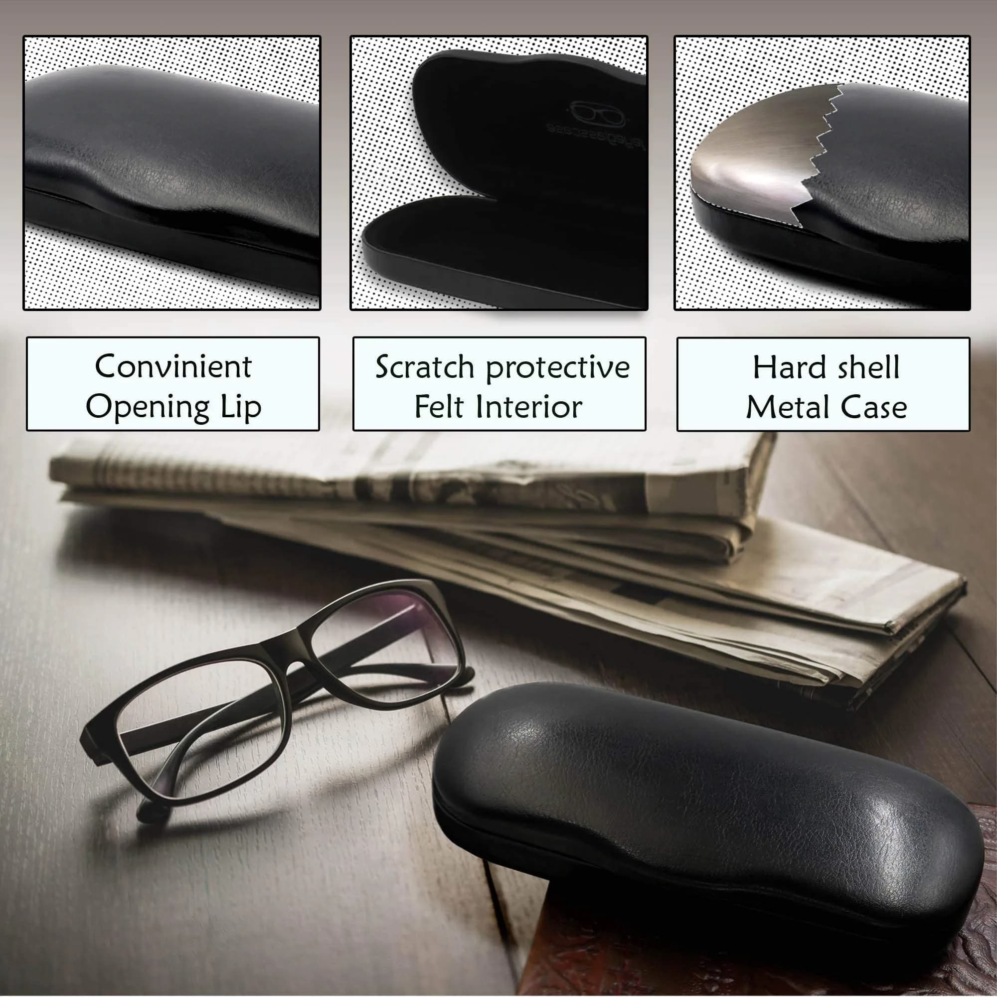 MyEyeglassCase Glasses Case Hard Shell for Small - Medium Frames | Stylish & Protective thumbnail 3