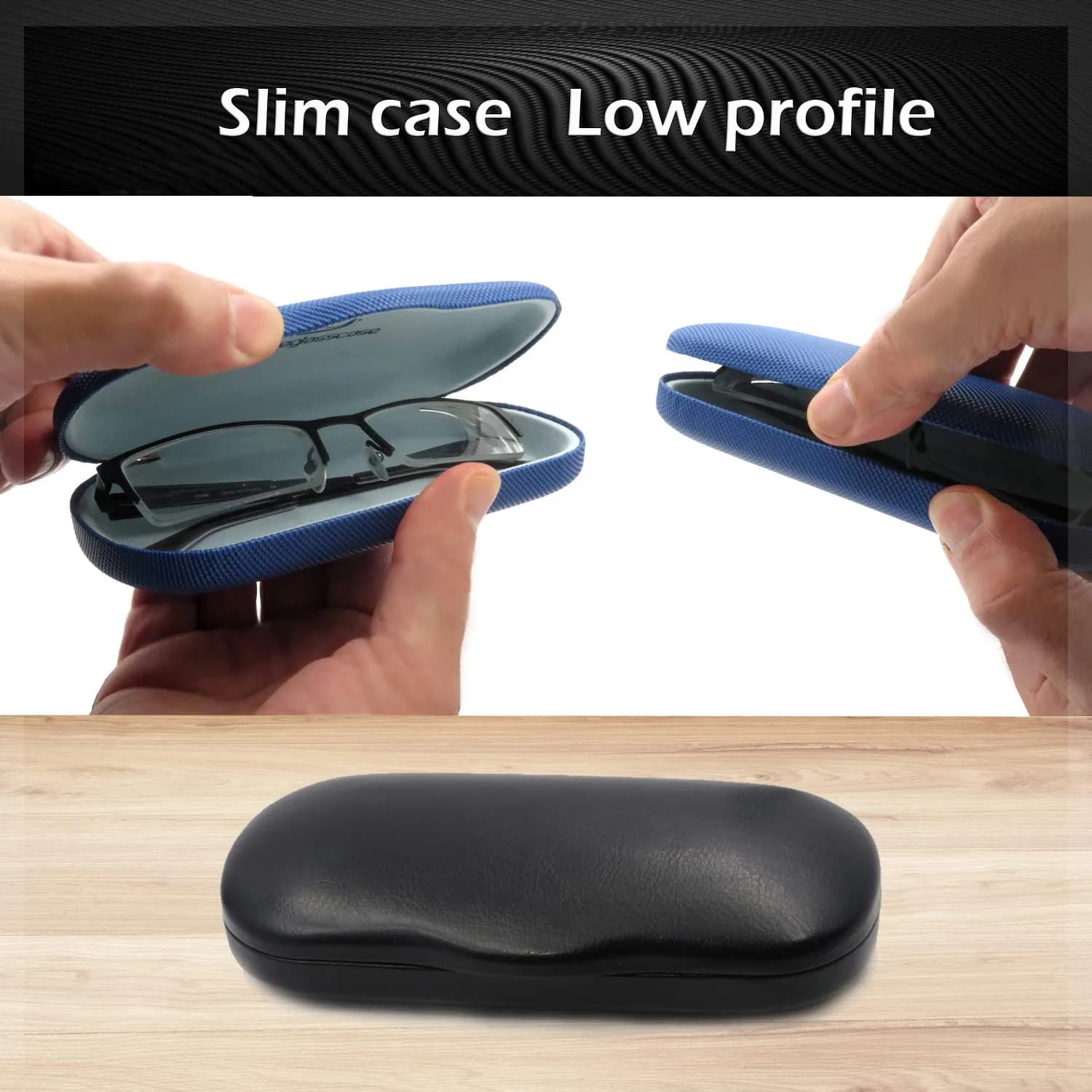 MyEyeglassCase Glasses Case Hard Shell for Small - Medium Frames | Stylish & Protective thumbnail 4