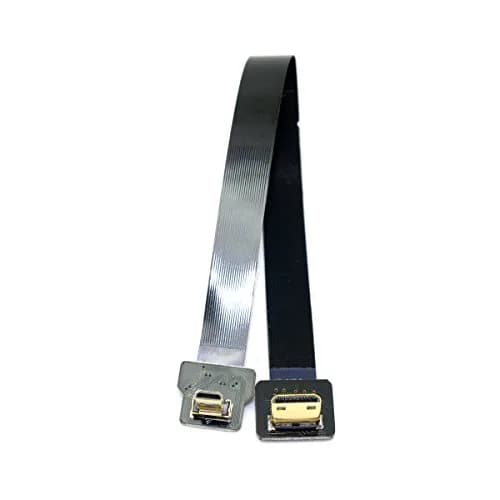 cablecc 90 Degree Down Angled FPV Micro HDMI to Mini HDMI Cable 20cm for GOPRO Multicopter thumbnail 8