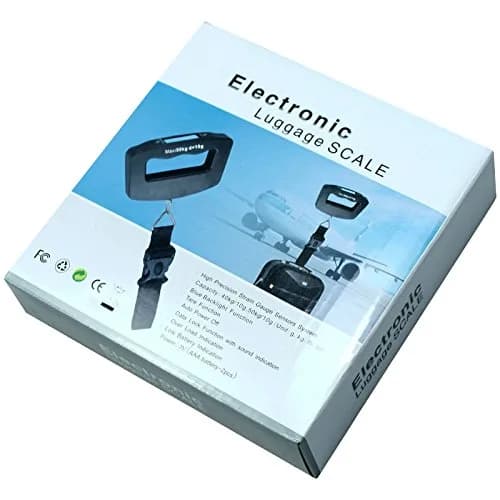 Horizon 50kg /110 lb Digital Travel Luggage Scale with Strap | Portable Handheld Weighing Machine thumbnail 3