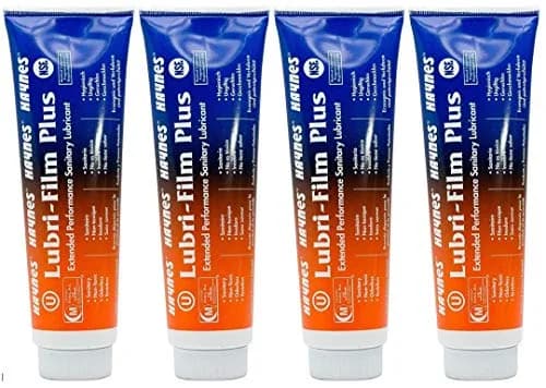 Haynes Lubri-Film Plus Food Grade Grease, 4 oz Tube Pack of 4 | Food Safe, FDA Ingredients, NSF H1 Certified thumbnail 1