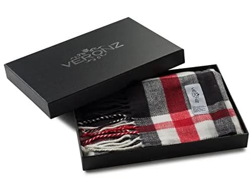 VERONZ Classic Cashmere Feel Winter Scarf 71" x 12" | Luxurious Style for All Seasons thumbnail 2