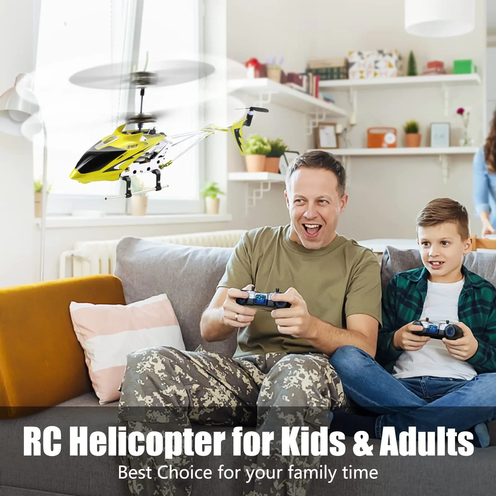 Cheerwing S107/S107G Phantom Mini RC Helicopter 42.7cm (16.8 inches) | 3-Channel with Gyro for Stable Flight - view 2