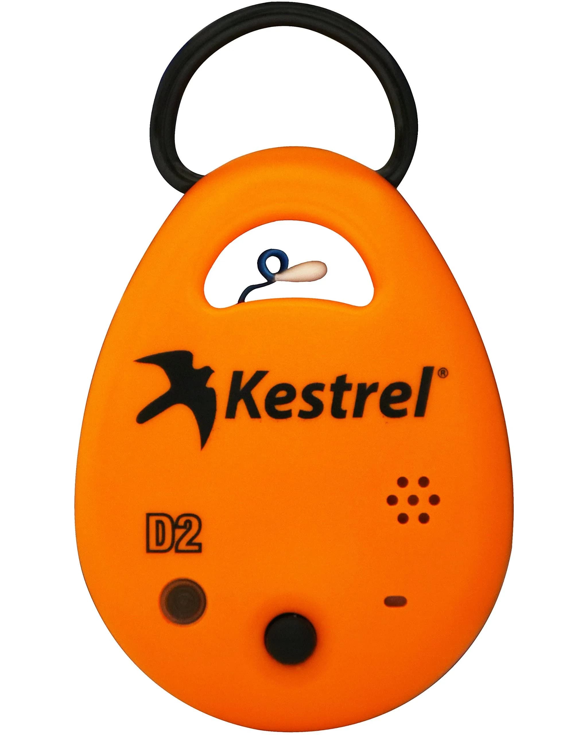 Kestrel Drop D2 Wireless Temperature Humidity Data Logger, Orange | 0.9cm (0.35in) x 1.8cm (0.7in) x 2.4cm (0.9in) — Orange