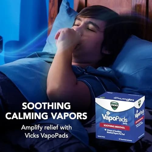 Vicks VapoPads Original Menthol Formula 20-Pack | Soothing Scent Pads for Congestion Relief thumbnail 3