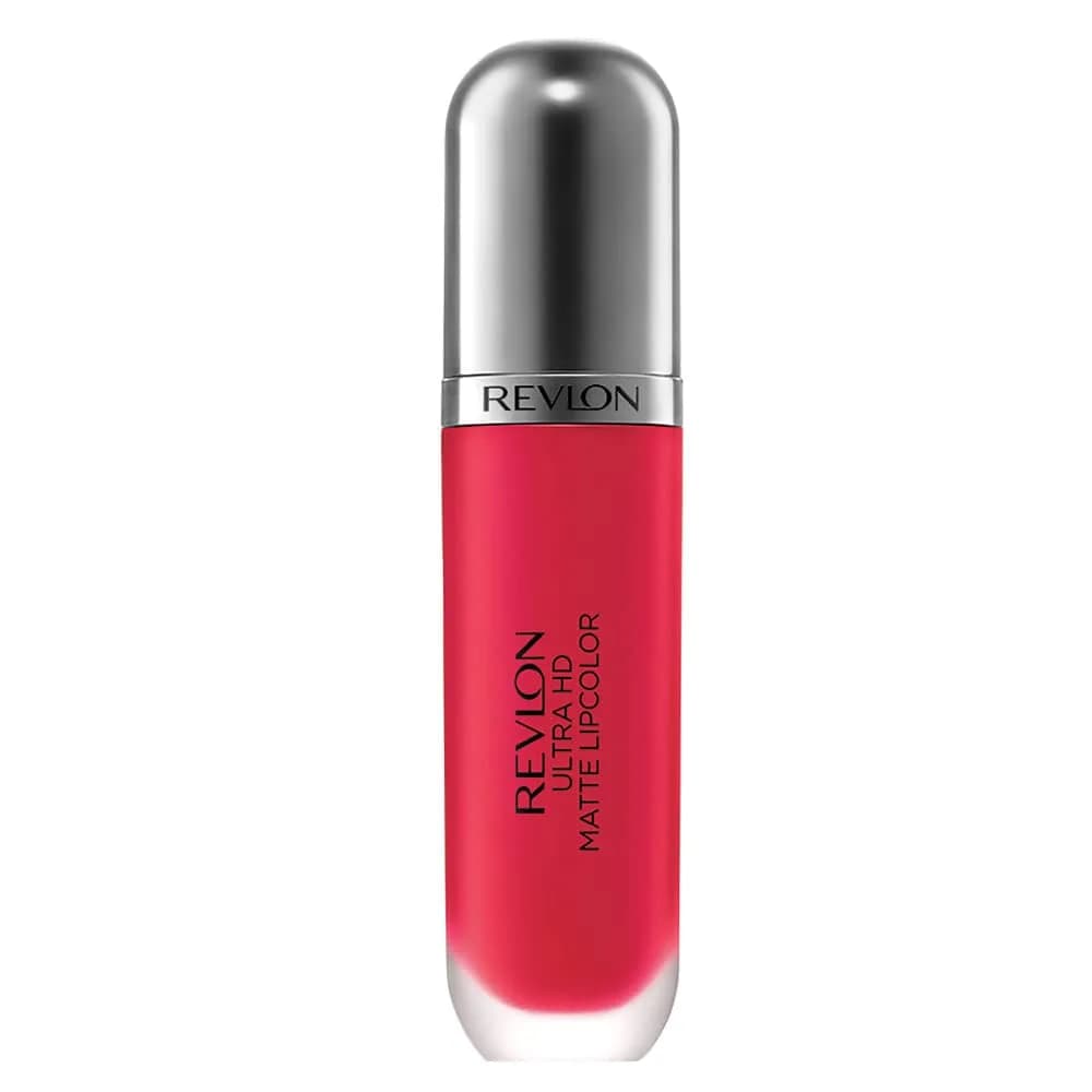 Revlon Ultra HD Matte Lipcolor Liquid Lipstick, Love (Red/Coral) 6ml (0.2 Fl Oz) | Velvety Lightweight Matte - main product image