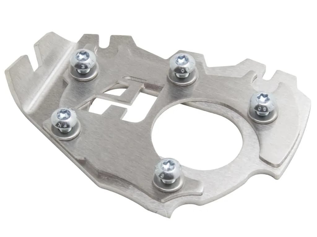 AltRider Side Stand Enlarger Foot for BMW R 1200 GS Adventure Water Cooled (Silver) | Prevents Sinking on Soft Terrain - main product image