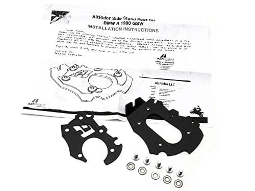 AltRider Side Stand Enlarger Foot for BMW R1200/R1250GS/A 2013-2024 Black | 1.5 cm (0.5 inch) Height Increase thumbnail 6