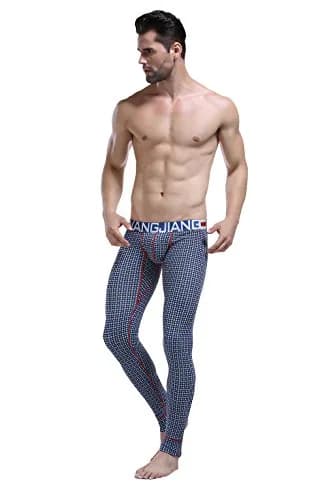 ARCITON Men's Low Rise Leggings Long Johns Thermal Pant 30-32 in Waist | Breathable, Body Contouring Fit (70-120 chars) thumbnail 3