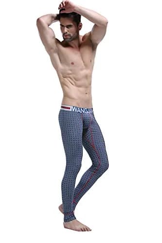ARCITON Men's Low Rise Leggings Long Johns Thermal Pant 35-37" Waist | Body Contouring Comfort thumbnail 4