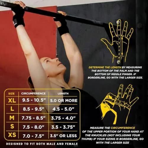Fit Active Sports Ventilated Workout Gloves with Built-In Wrist Wraps, XS | Full Palm Protection & Wrist Support thumbnail 2