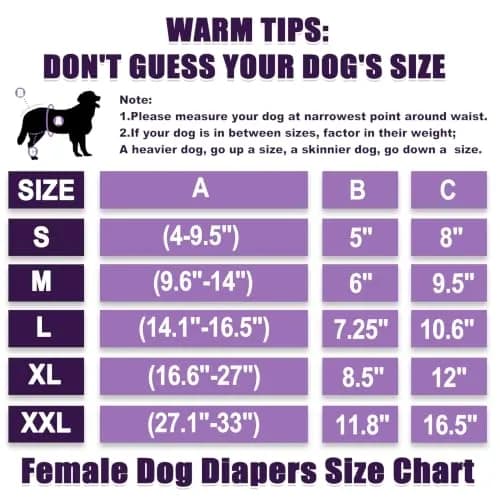 wegreeco XX-Large Dog Diapers | Reusable Female Dog Period Panties in Bright Color (4.5/5 ⭐ from 44851 reviews) thumbnail 5
