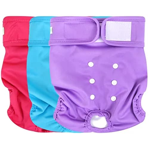 wegreeco Washable Female Dog Diapers, Medium | Reusable & Leak-Free for Heat & Incontinence thumbnail 1
