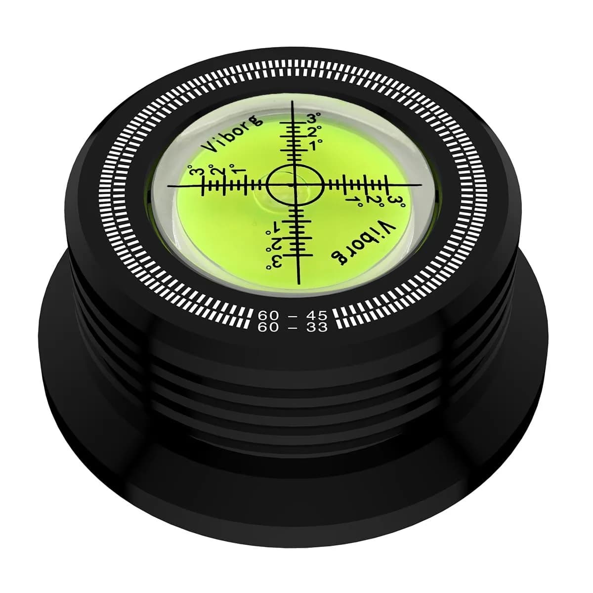 Viborg LP628B Record Weight Stabilizer with Bubble Level & Strobe Scale, 280g (9.9 oz) | Improves Vinyl Playback Clarity - main product image