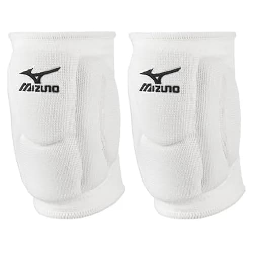 Mizuno Elite 9 SL2 Volleyball Kneepad White Small | Low Profile, Moisture-Wicking Fit thumbnail 1