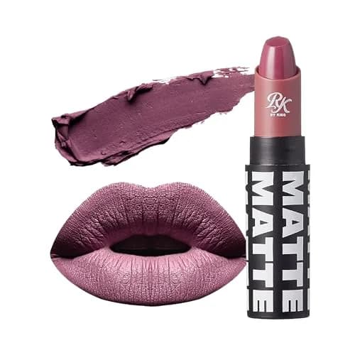 Ruby Kisses Matte Lipstick, Mauve It Shade, 1 Count | Long-Lasting Ultra-Matte Lip Color thumbnail 1