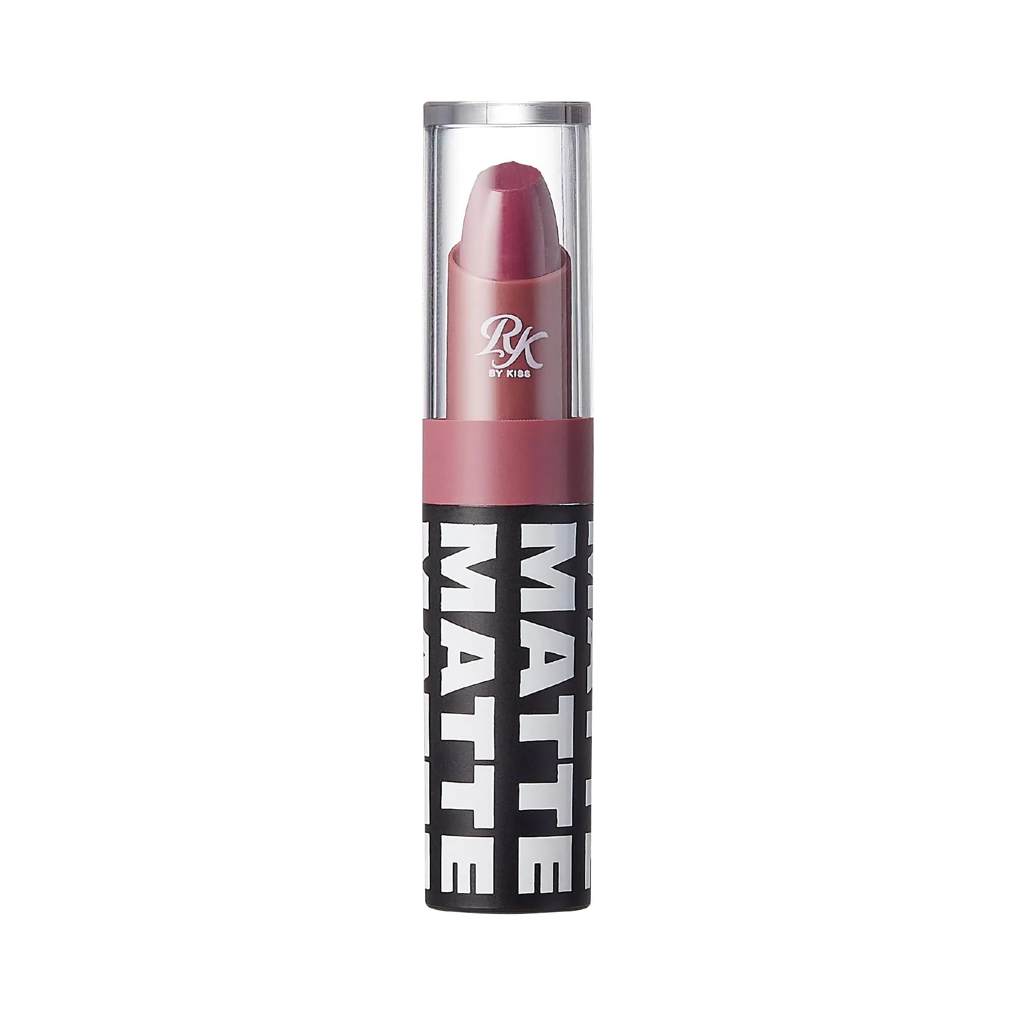 Ruby Kisses Matte Lipstick, Mauve It Shade, 1 Count | Long-Lasting Ultra-Matte Lip Color thumbnail 2