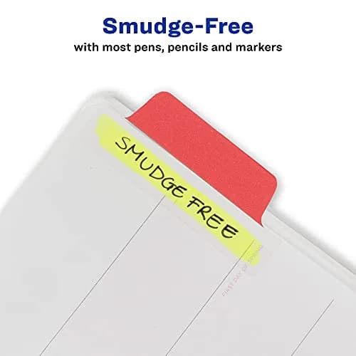Avery Margin Ultra Tabs, 2.5" x 1" | Repositionable, 24 Tabs, Assorted Colors, Paper & Plastic thumbnail 6