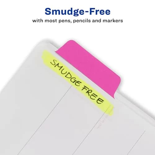 Avery Margin Ultra Tabs, 2.5" x 1", 24 Neon Repositionable Tabs | Fits Margins, Repositionable, Neon Colors thumbnail 4
