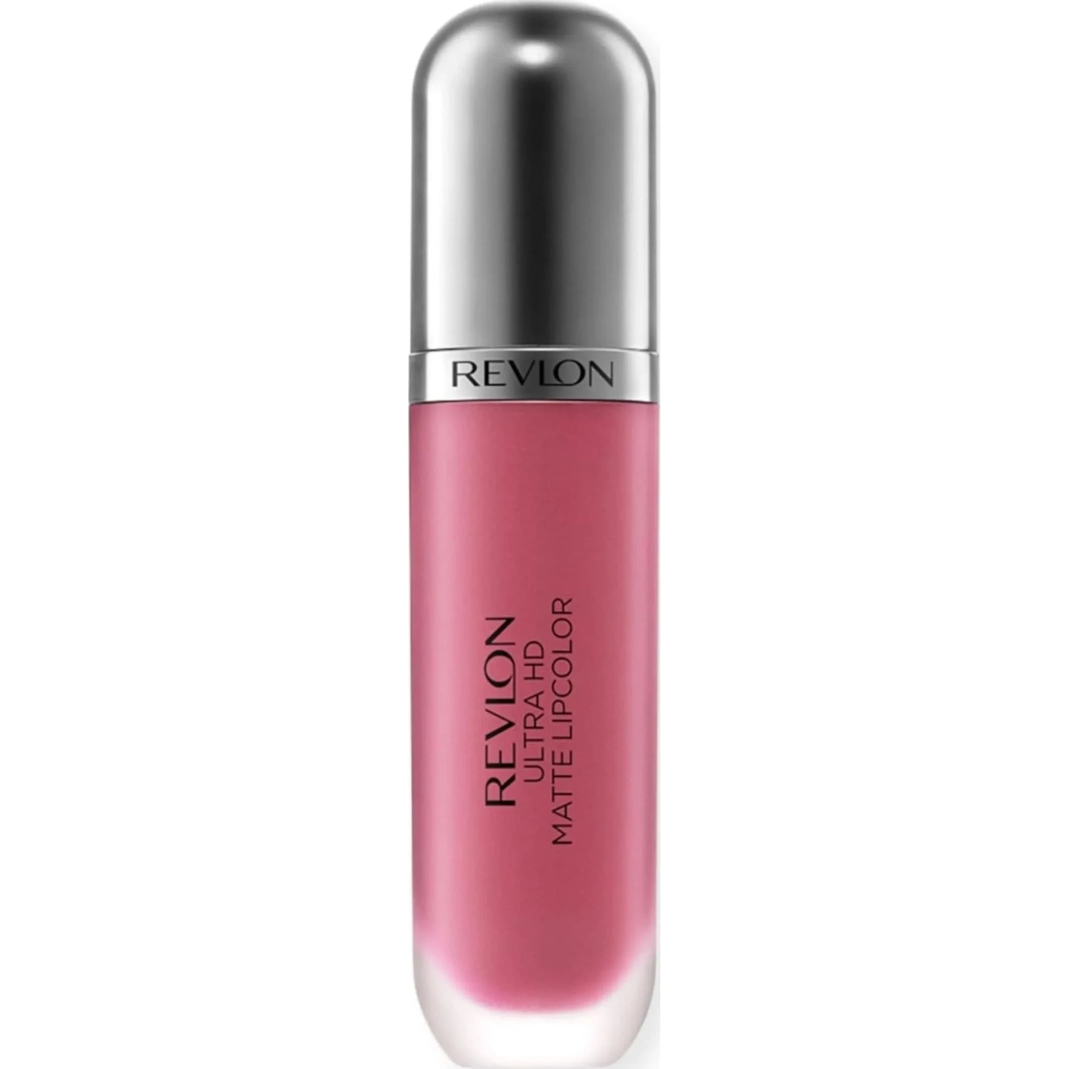 Revlon Ultra HD Matte Lipcolor Liquid Lipstick in Pink Obsession (605) 6ml (0.2 Fl Oz) | Lightweight Matte Finish — 600 Devotion