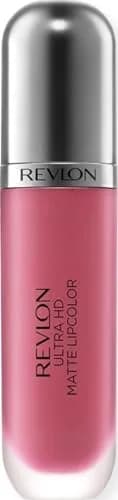 Revlon Ultra HD Matte Lipcolor Devotion (600) 6ml (0.2 Fl Oz) | Velvety Lightweight Matte Liquid Lipstick thumbnail 1