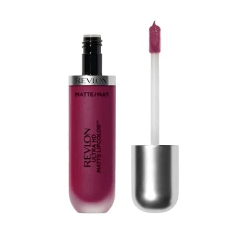 REVLON Ultra HD Matte Lipcolor Liquid Lipstick in Addiction (610), 6ml (0.2 Fl Oz) | Velvety Lightweight Matte Color thumbnail 2