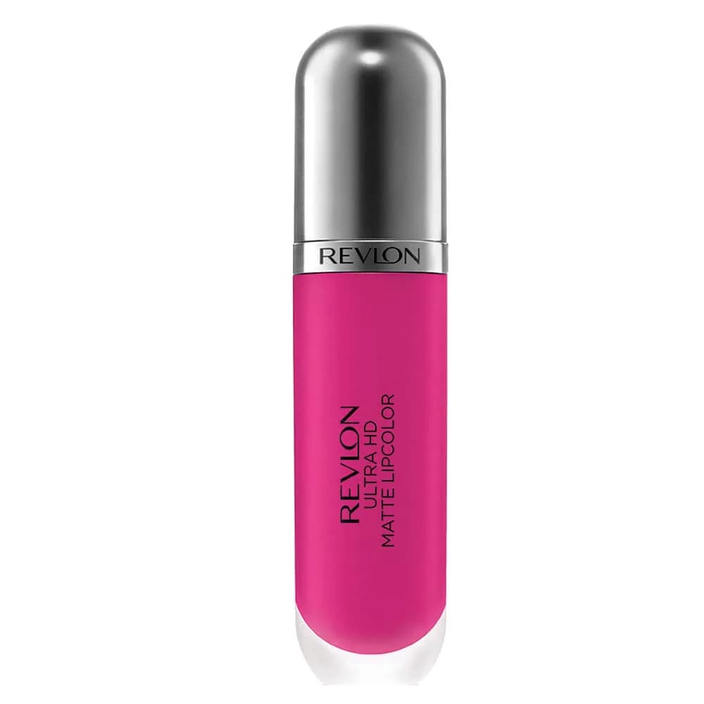 Revlon Ultra HD Matte Lipcolor Liquid Lipstick in Pink Obsession (605) 6ml (0.2 Fl Oz) | Lightweight Matte Finish - main product image