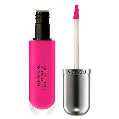 Revlon Ultra HD Matte Lipcolor Liquid Lipstick in Pink Obsession (605) 6ml (0.2 Fl Oz) | Lightweight Matte Finish thumbnail 3