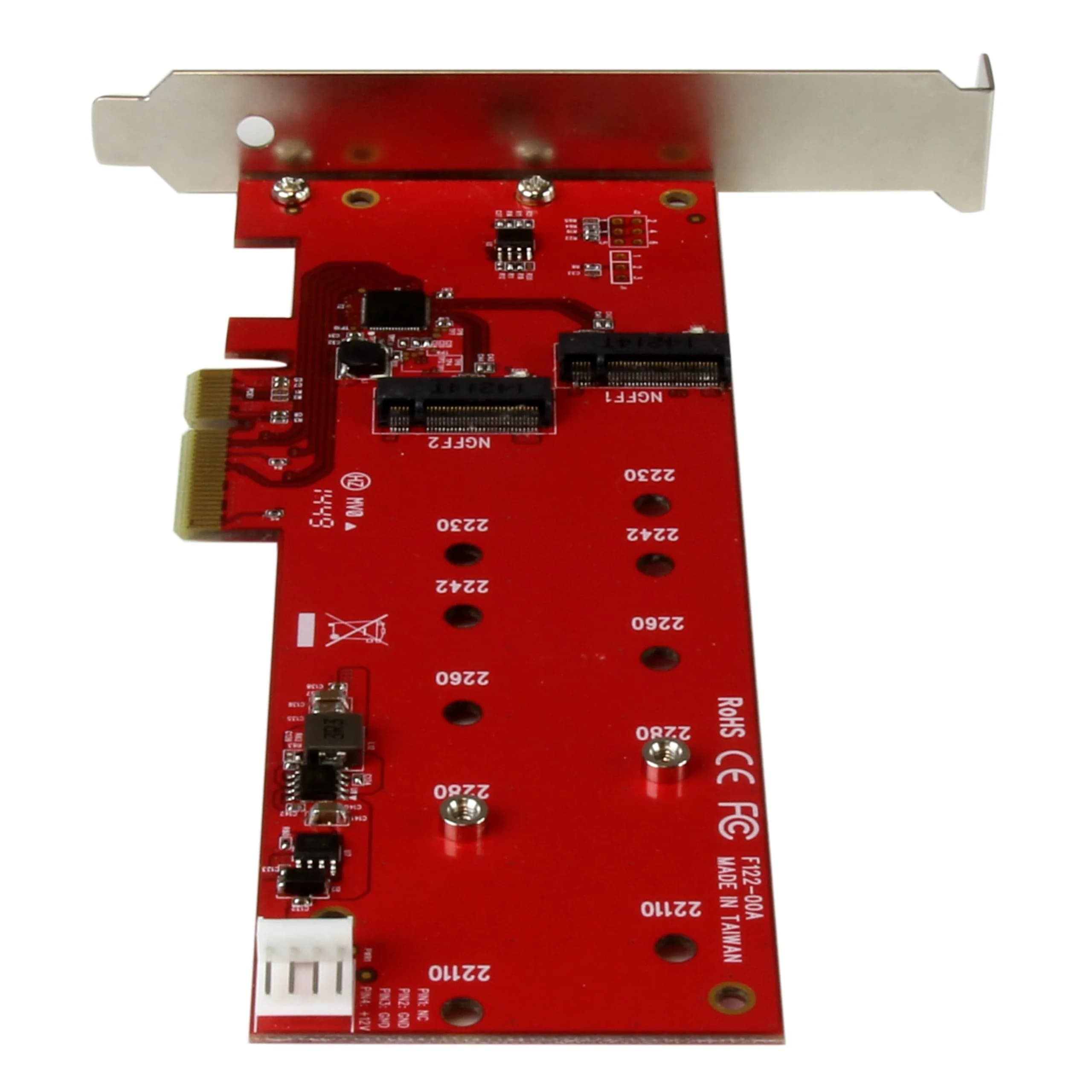 StarTech.com Dual M.2 SATA SSD Controller Card PCIe SATA III 6Gbps 2x M.2 (22110-2230) | Supports Two M.2 SATA Drives for Increased Capacity - view 4