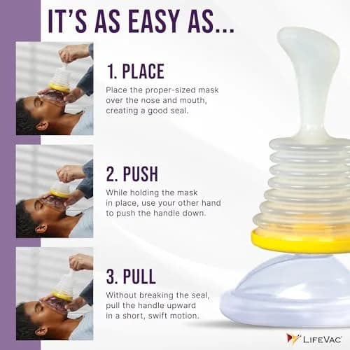 LifeVac Home Kit - Portable Suction Rescue Device for Kids & Adults | Airway Clearance Emergency Tool thumbnail 5