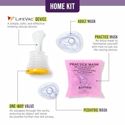 LifeVac Home Kit - Portable Suction Rescue Device for Kids & Adults | Airway Clearance Emergency Tool thumbnail 2