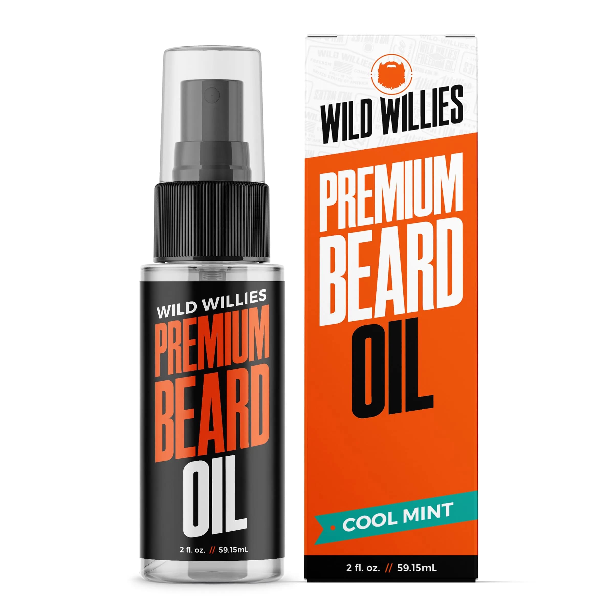 Wild Willies Beard Oil for Men - Softens, Conditions & Soothes Itchy Skin | Natural Beard Care — Cool Mint