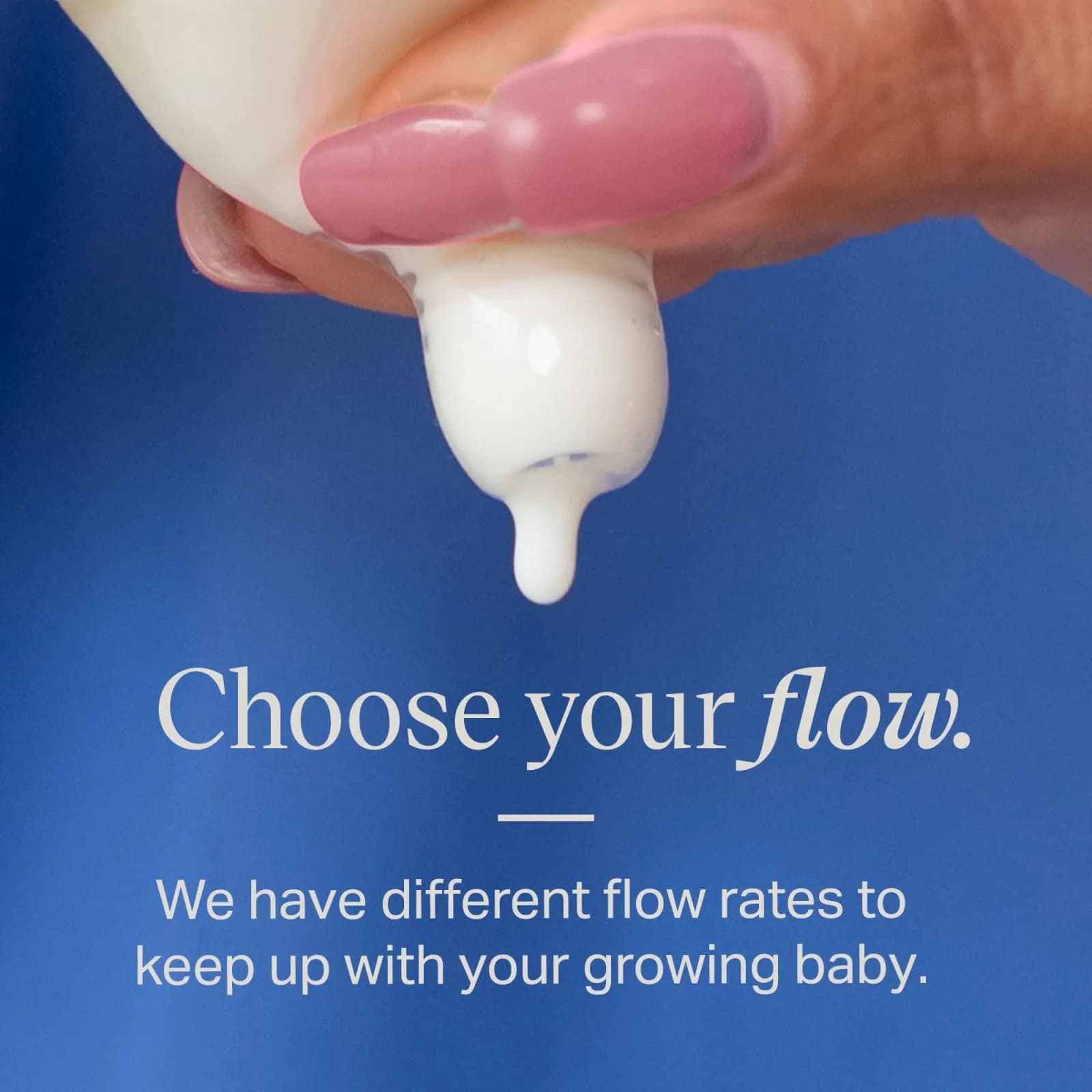 Tommee Tippee Natural Start Bottle Nipples Fast Flow 6m+ 2 Count (Pack of 1) | Breast-Like Silicone for Natural Latch - view 6
