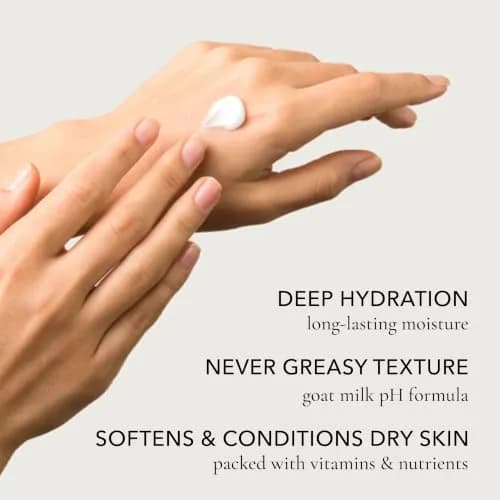 Dionis Goat Milk Hand Cream Lemon Verbena & Cream 1 oz (29.57 ml) Tubes (6-Pack) | Hydrates Dry, Sensitive Skin thumbnail 5
