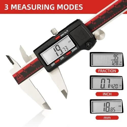 VINCA DCLA-0605 6-Inch Stainless Steel Digital Caliper with IP54 Rating - view 2