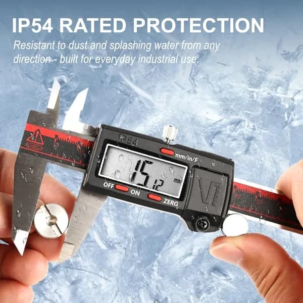 VINCA DCLA-0605 6-Inch Stainless Steel Digital Caliper with IP54 Rating - view 4