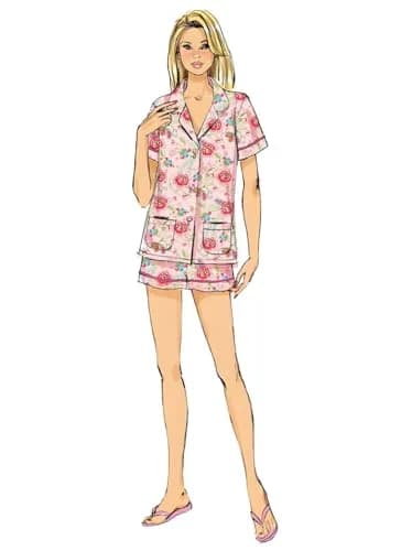Butterick Patterns B6296 Misses' Top, Shorts & Pants, E5 (14-16-18-20-22) | Sewing Pattern for Casual Wear thumbnail 2