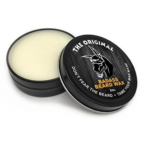Badass Beard Care Beard Wax For Men - The Original, 2 oz - Softens Beard Hair, Leaves Your Beard Looking and Feeling More Dense thumbnail 2