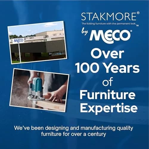 Stakmore Arts and Crafts Wooden Folding Chairs with Padded Seats | Space-Saving, Fully Assembled, Fruitwood Frame thumbnail 6