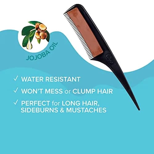 RED by Kiss Quick Cover Root Touch Up Comb Brown | Temporary Gray Concealer for Hair & Beard thumbnail 3