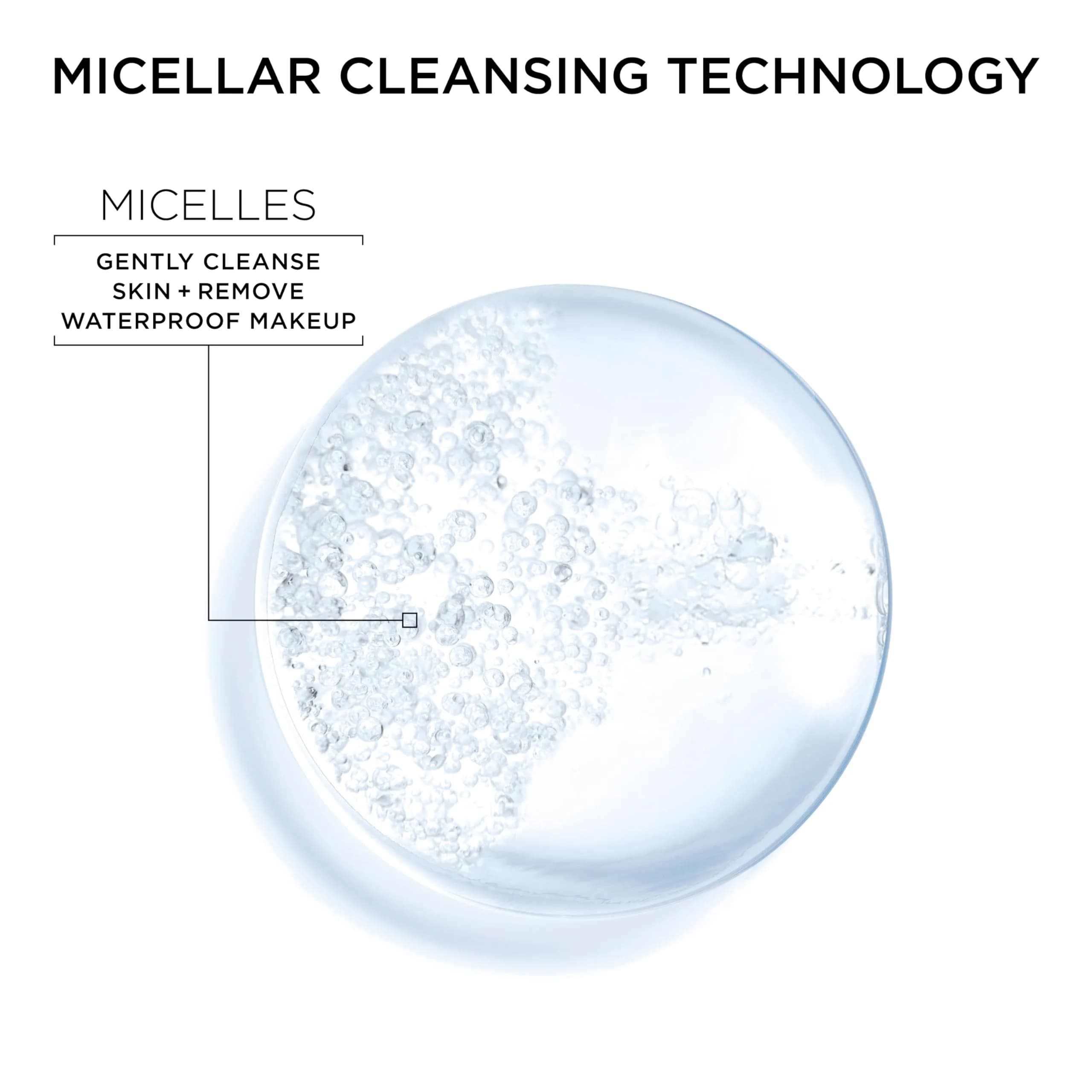 Garnier Micellar Cleansing Water for Waterproof Makeup, Hydrating Facial Cleanser & Makeup Remover 400mL (13.5 Fl Oz) | Gentle, Alcohol-Free, Vegan - view 3