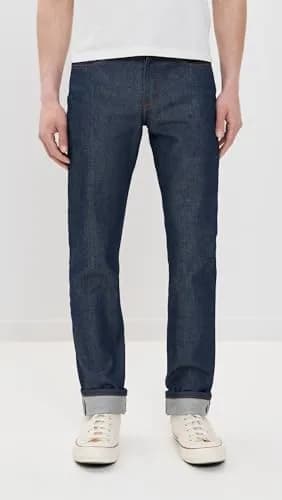 Naked & Famous Denim Weirdguy Tapered Fit Jean in Natural Indigo Selvedge 30 | Premium Japanese Denim, Regular Fit, Vintage Indigo thumbnail 2