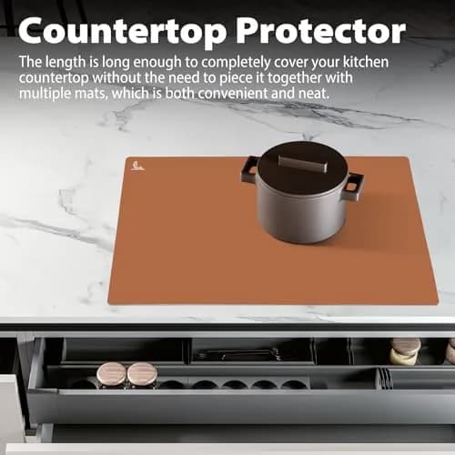 Folksy Super Kitchen Extra Large Silicone Baking Mat 60cm x 40cm | Food Grade Non-Stick Dough Rolling Mat thumbnail 6