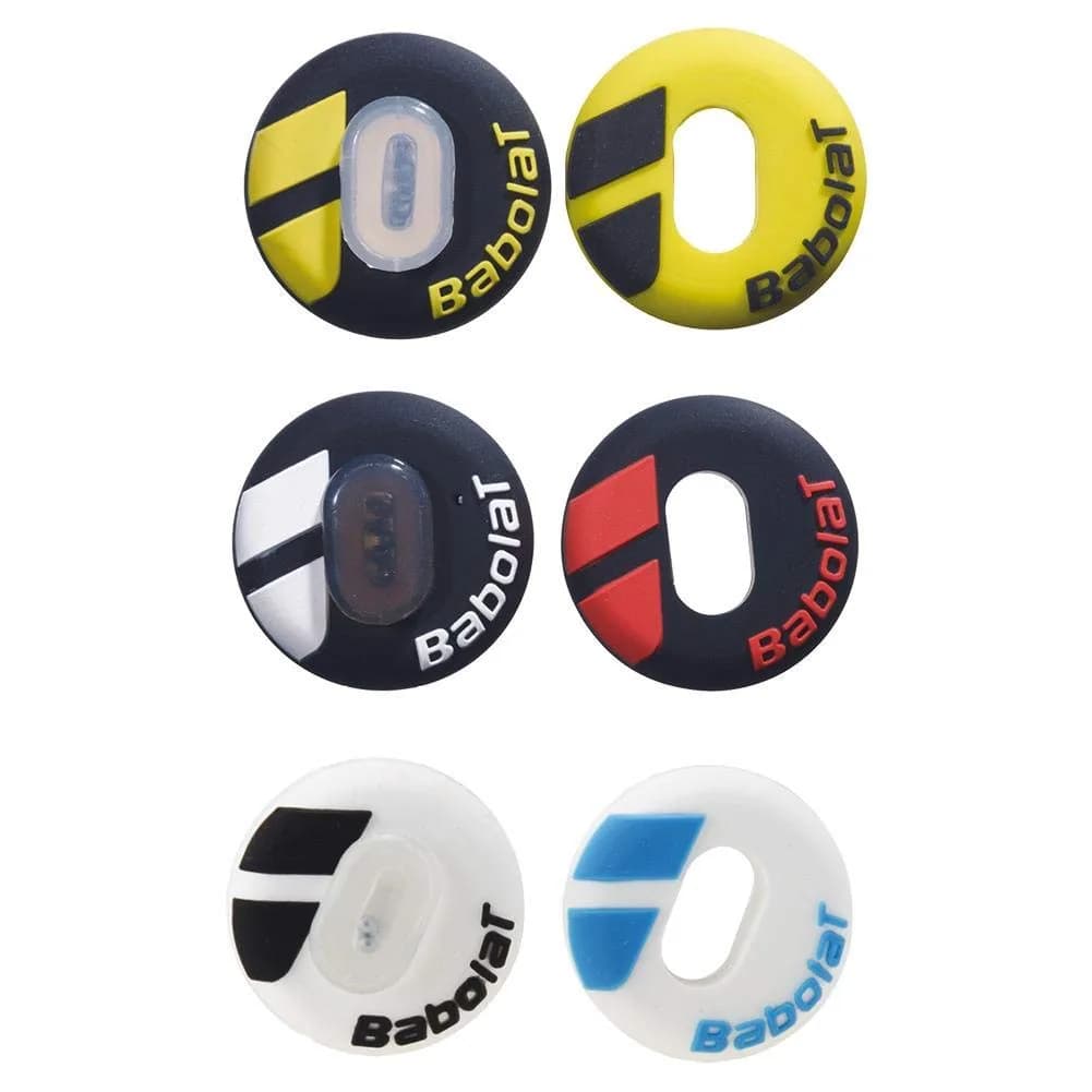 Babolat Unisex Custom Damp X2 Vibration Dampener, Black/Yellow, 2-Pack - view 2