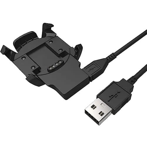 TUSITA USB Charging Cable for Garmin Fenix 3/3 HR/3 Sapphire/Quatix 3/Tactix Bravo/D2 Bravo 1M (3.3ft) Black thumbnail 1