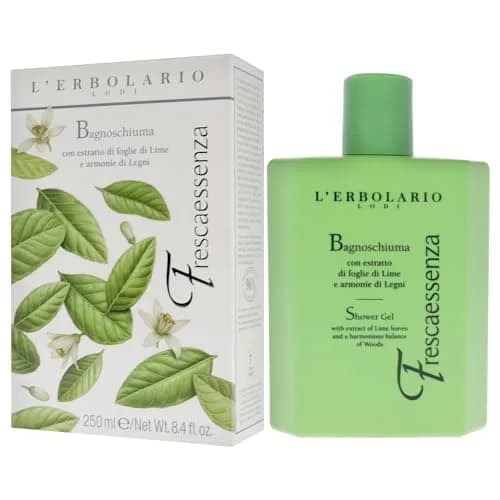 L'Erbolario Shower Gel – Toning Body Soap with Plant Extracts & Vitamin E – Energizing Body Wash with Woody, Citrus Scent - Frescaessenza - 8.4 oz thumbnail 4