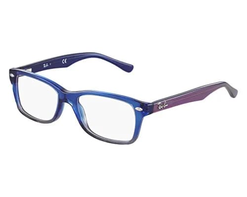 Ray-Ban unisex child RY1531 Prescription Eyeglass Frames, 48 mm | Blue Gradient Iridescent Grey thumbnail 2