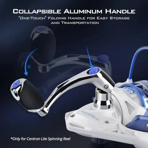 KastKing Centron Lite Spinning Fishing Reel 3000 Size 156g (5.5oz) | 9+1 BB, 5.2:1 Gear Ratio, 20lb Max Drag thumbnail 5